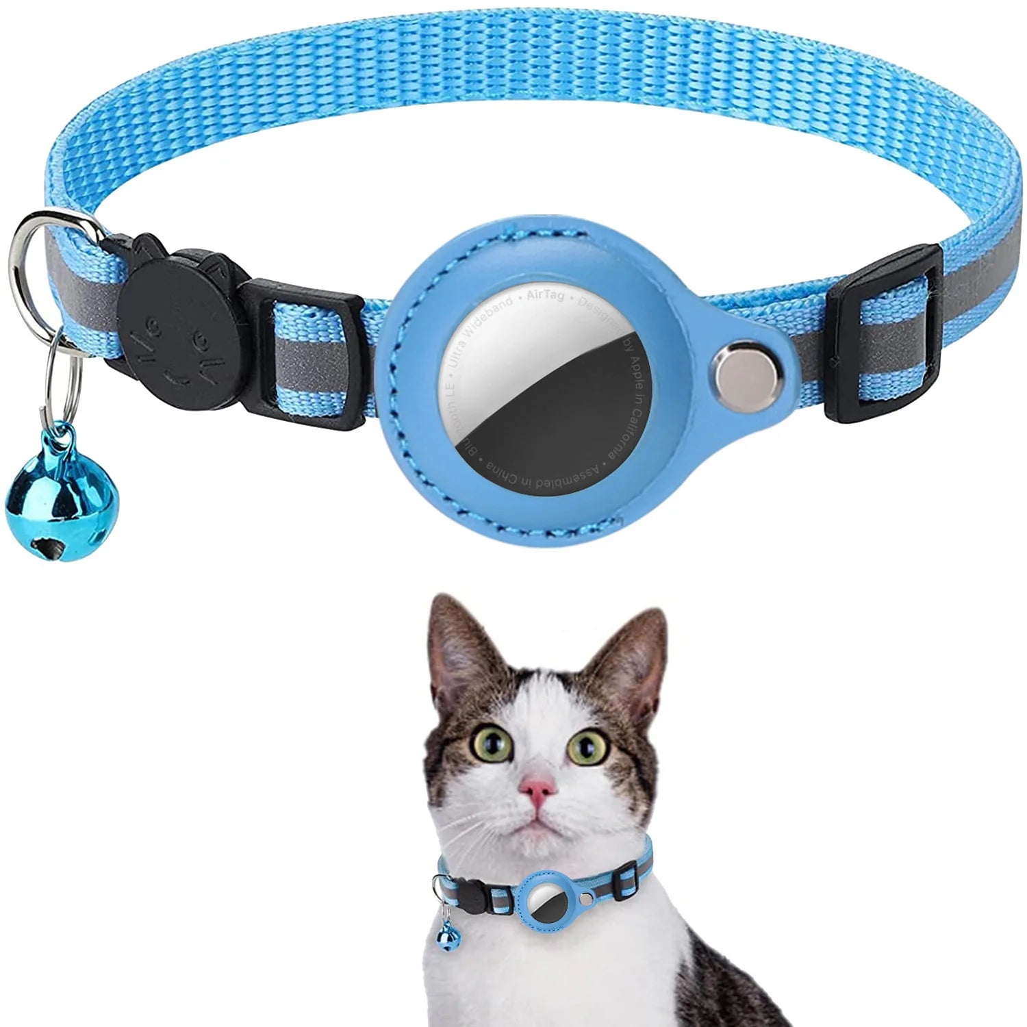 Collier pour chat et mini GPS traceur.