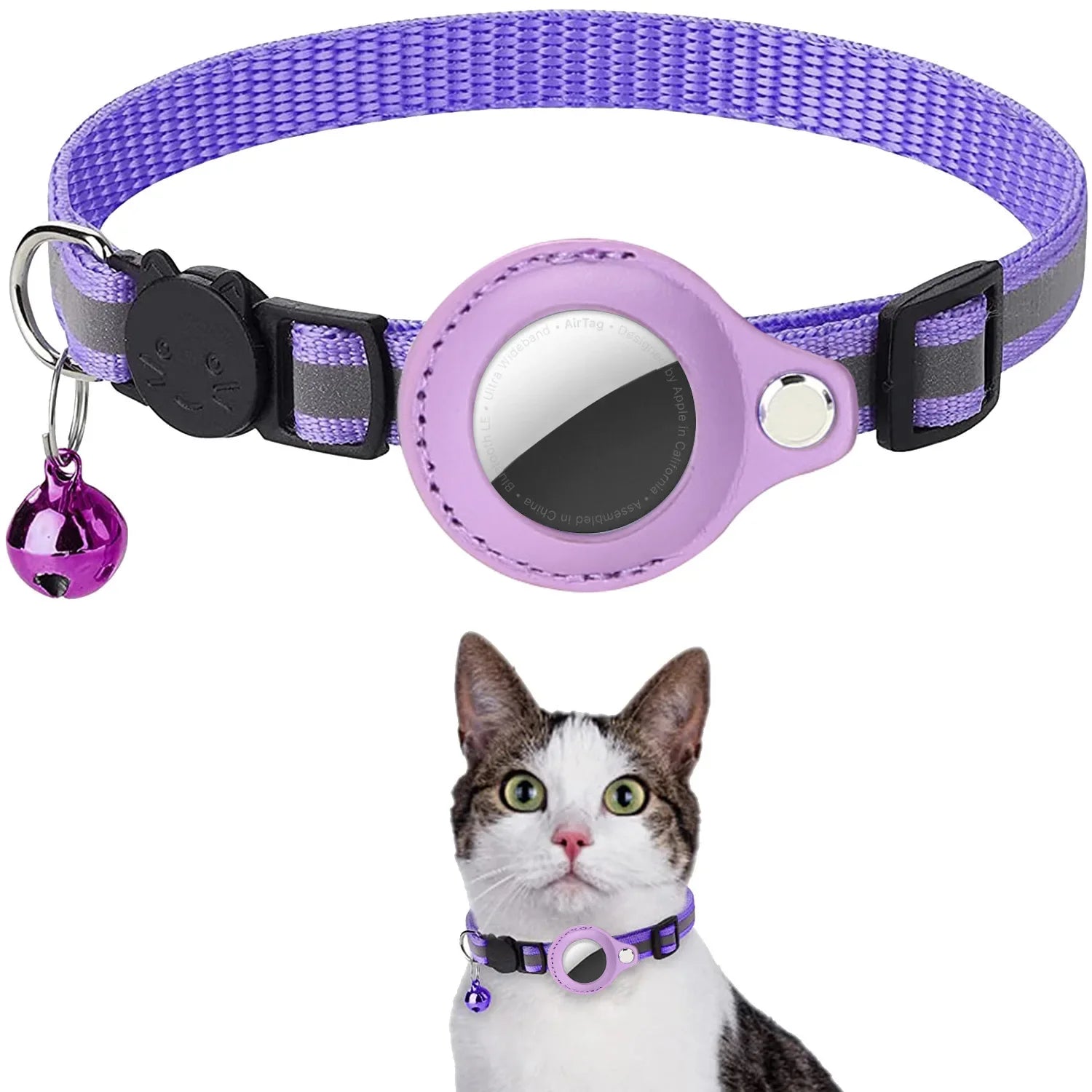 Collier pour chat et mini GPS traceur.
